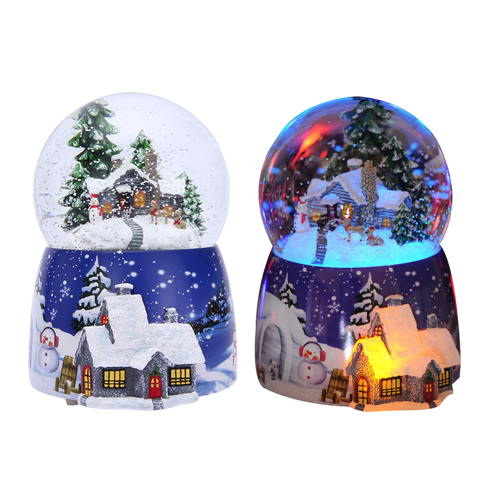 Snow Globe Musical - 1 Cái Nhựa Hộp Nhạc Quả