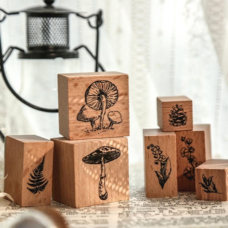 Gift Box Wrap Set - Bộ con dấu công việc thẻ