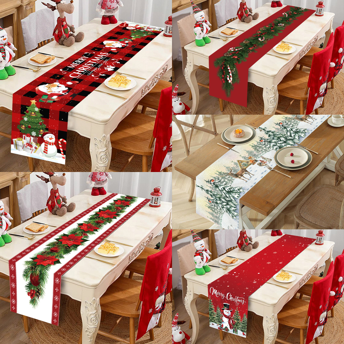 Christmas Table Runner - Giáng Sinh Để Bàn Chạy Trang