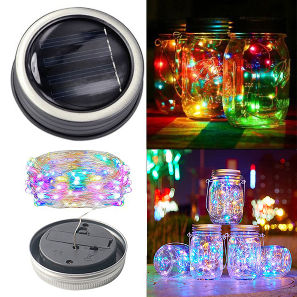 Christmas Lights Outdoor - LED Solar Fairy Light for Mason