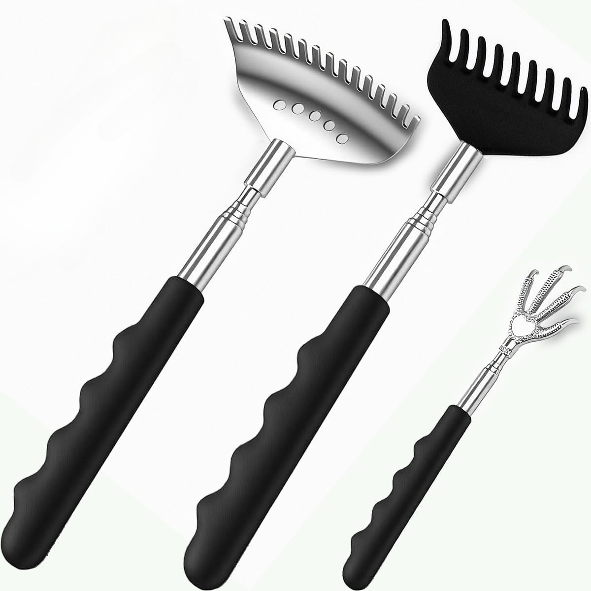 Christmas Stocking Hanging - Upgraded Back Scratcher Massager Telescoping Back