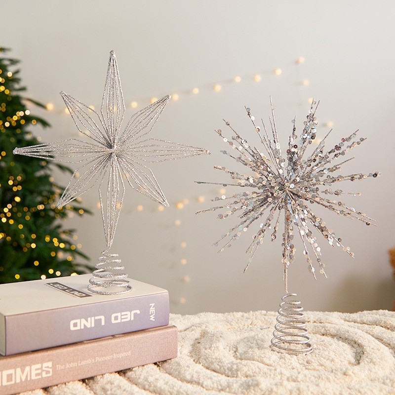 Star Tree Topper - 30cm Christmas Tree Toppers Star String