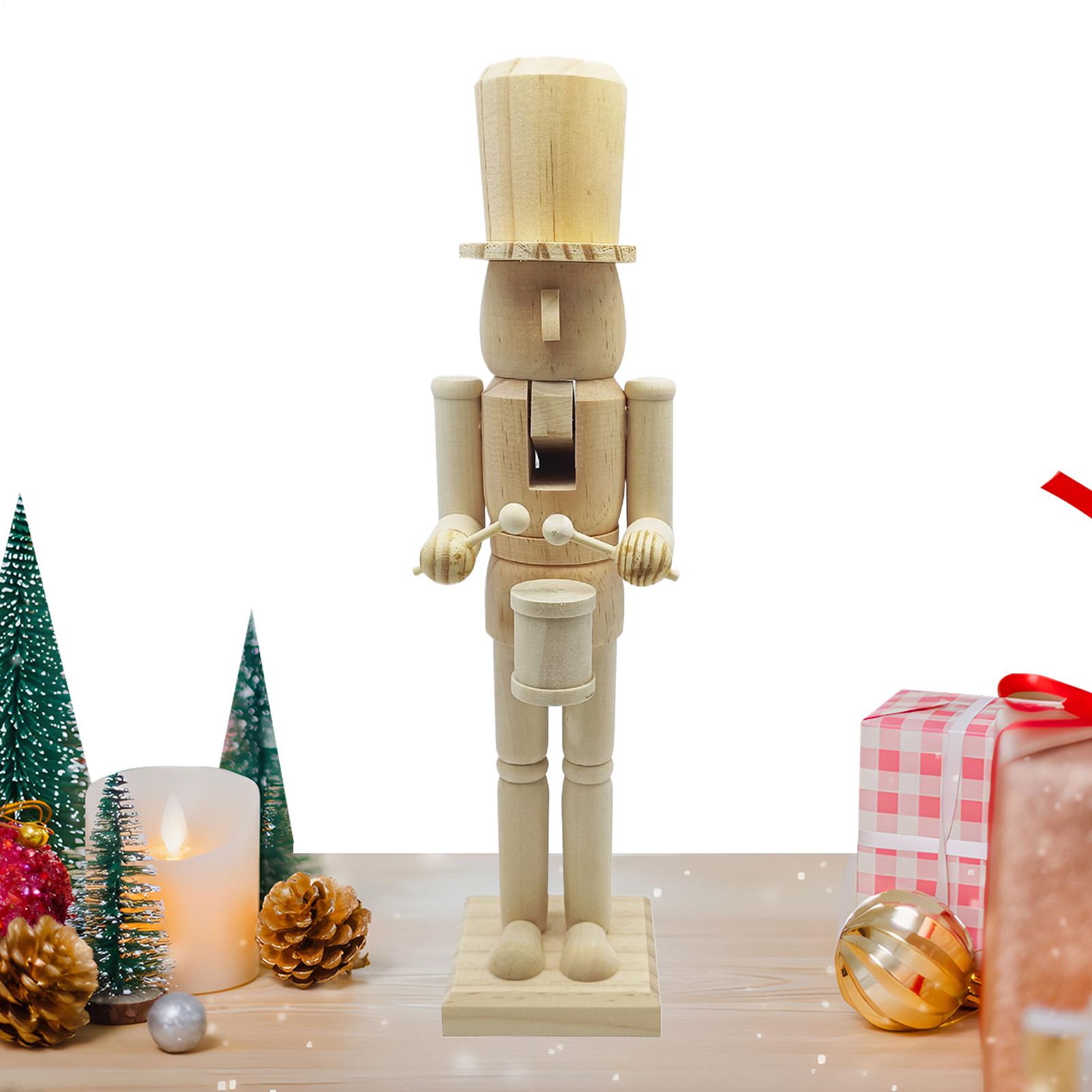 Nutcracker Figurine - Nutcracker Decor 38cm Wooden Festive Figurine