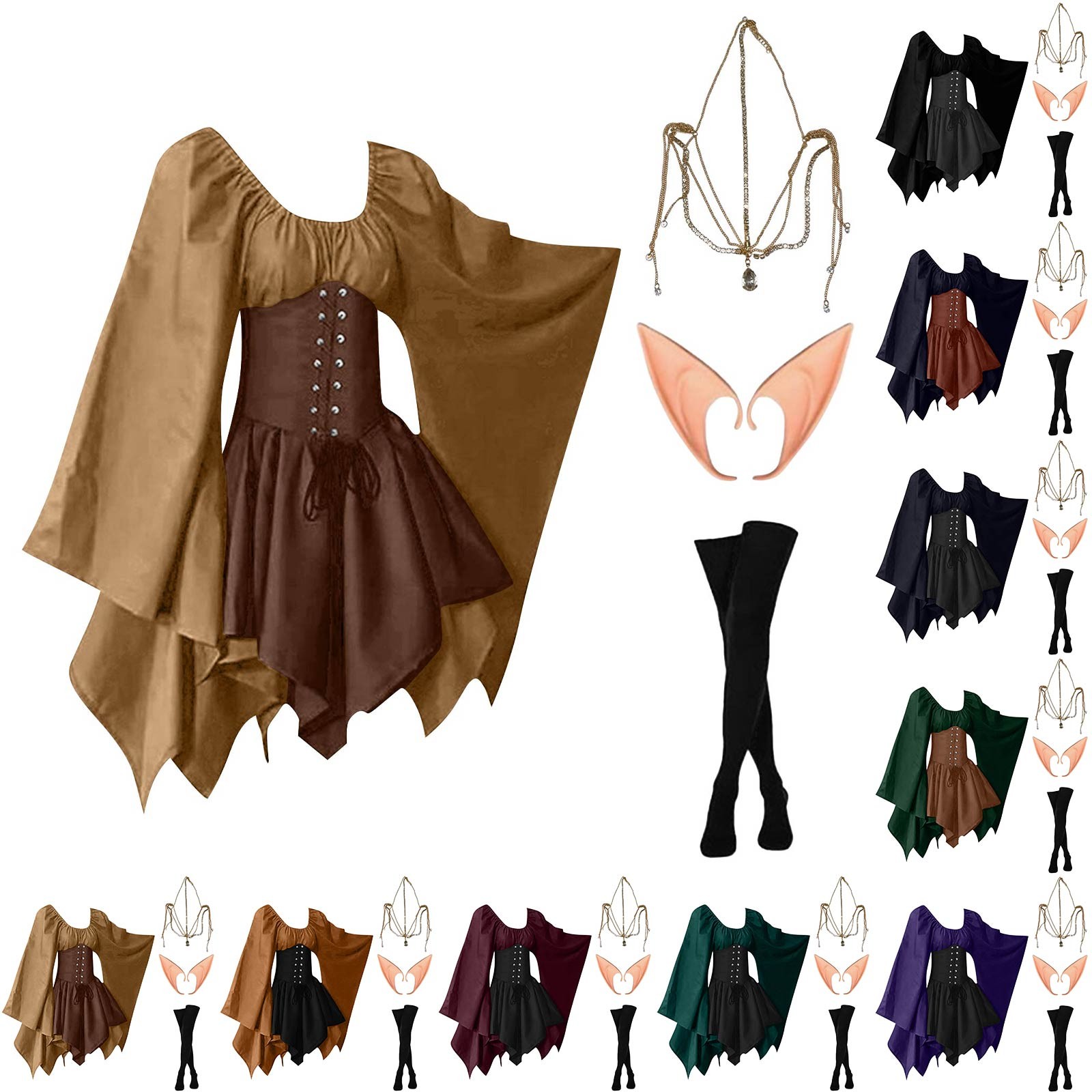 Halloween Cosplay Palace Victo - đánh giá và giá Elf Costume Christmas