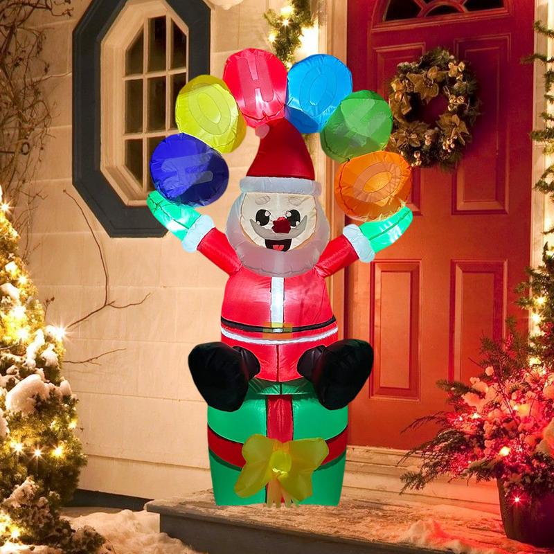 Blow Up Santa Inflatable Decor - đánh giá và giá Christmas Lights Outdoor