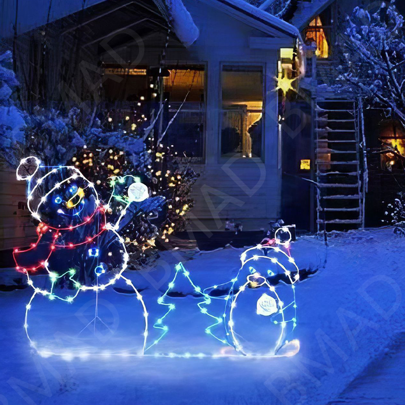 Animated Snowball Light LED Gl - đánh giá và giá Christmas Lights Outdoor