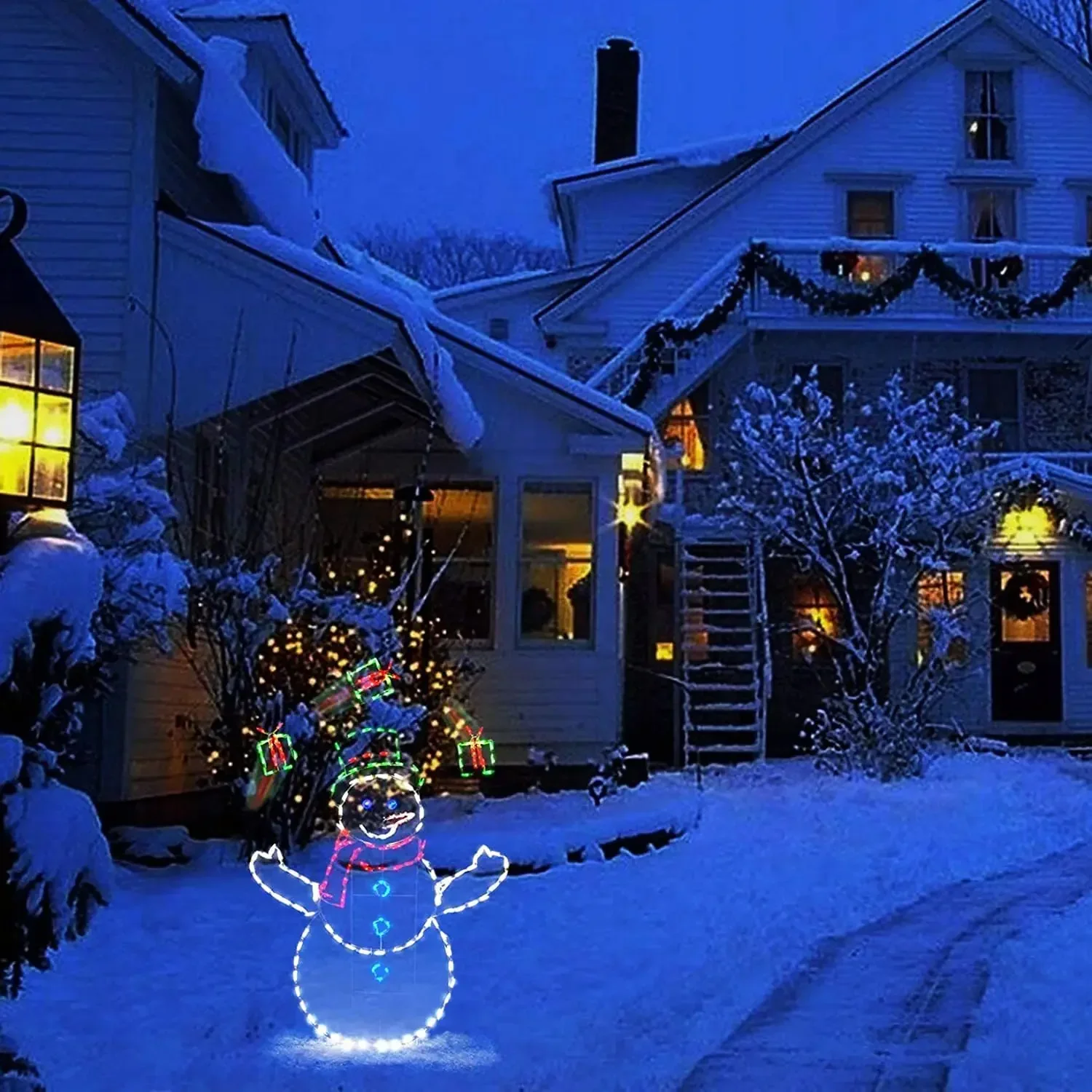 Animated Snowball Light LED Gl - đánh giá và giá Christmas Lights Outdoor