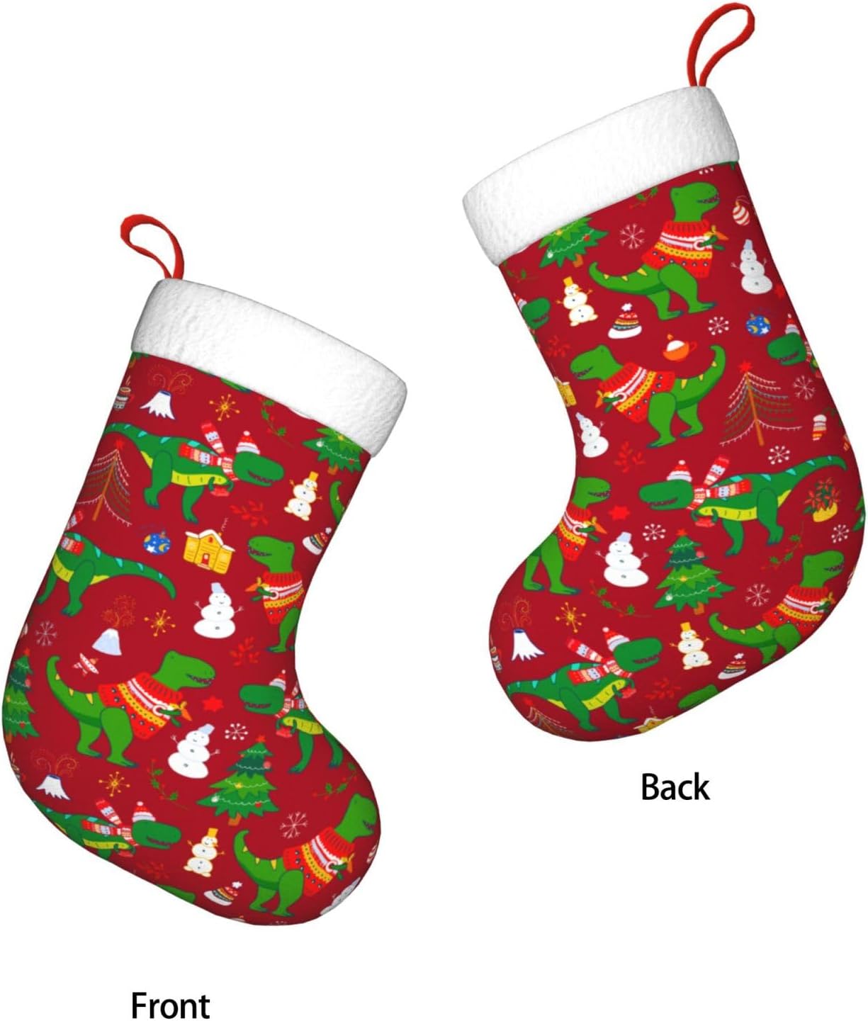 Cute Christmas Dinosaur Christ - đánh giá và giá Christmas Stocking Hanging