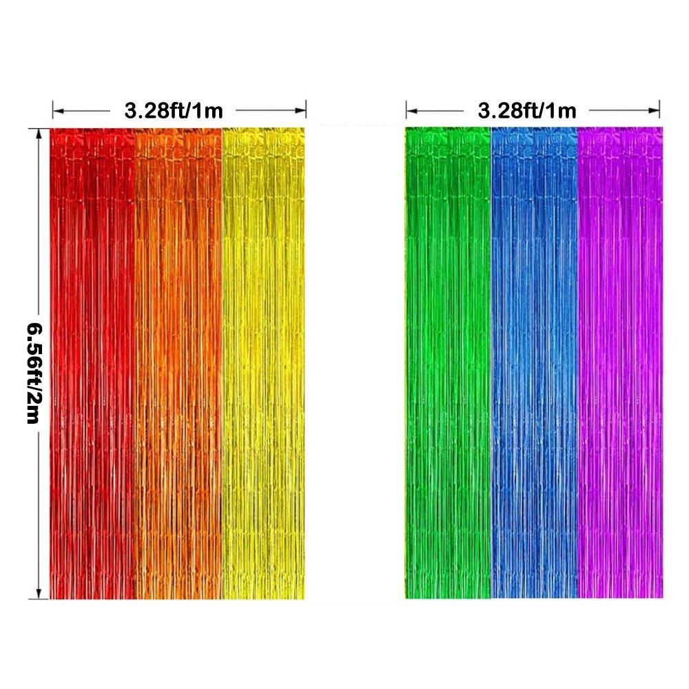 Party Backdrop Fringe Tinsel C - đánh giá và giá Tinsel Garland Decoration