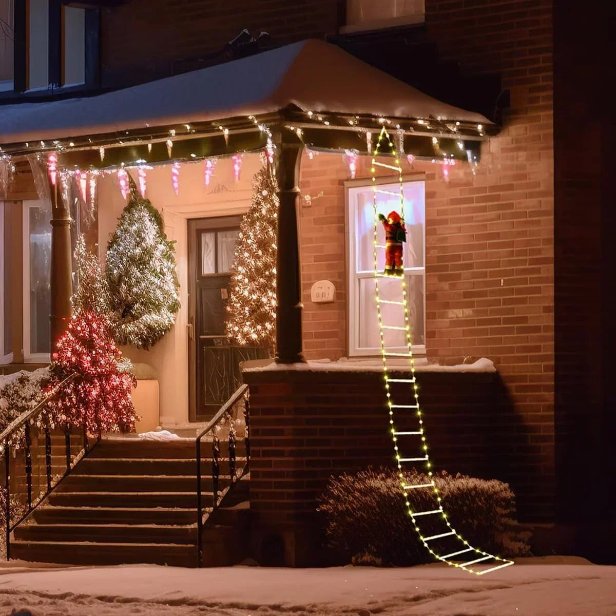 LED Ladder Light for Santa Cla - đánh giá và giá Christmas Lights Outdoor