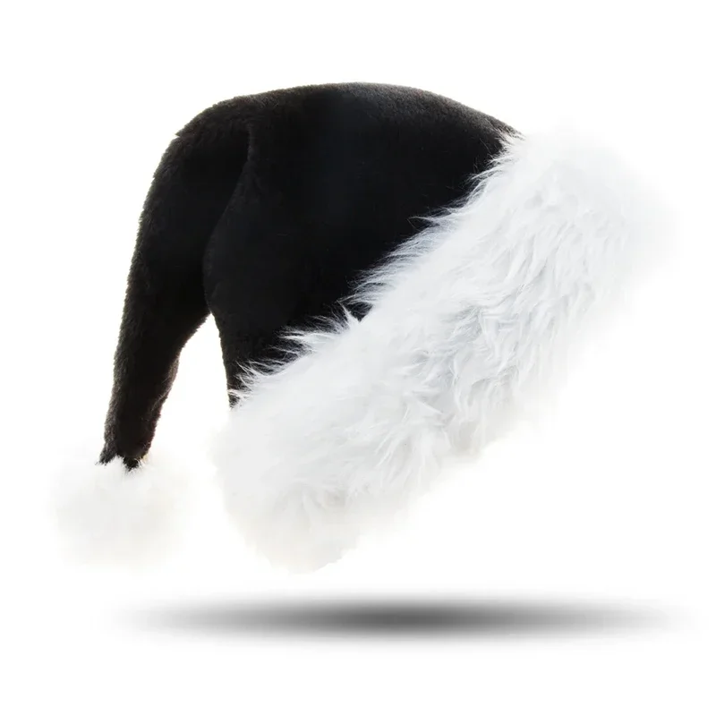 Unisex Xmas Black Plush Christ - đánh giá và giá Santa Hat Plush