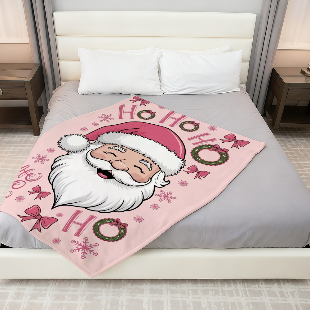 Pink Christmas Blanket Throw S - đánh giá và giá Christmas Throw Blanket