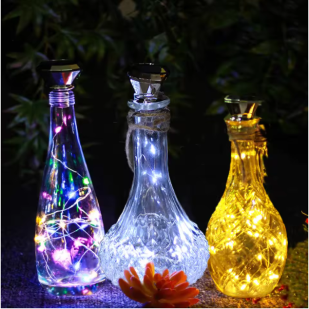 Solar Powered Bottle Stopper S - đánh giá và giá Led Fairy String Lights