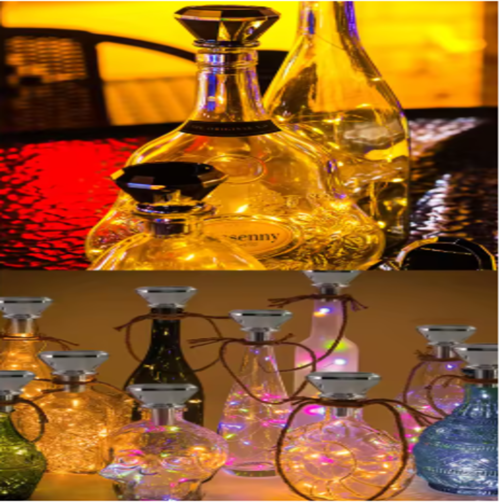 Solar Powered Bottle Stopper S - đánh giá và giá Led Fairy String Lights
