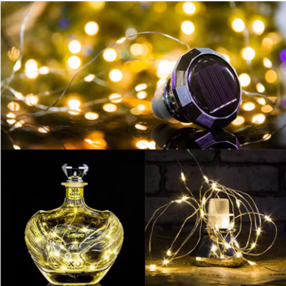 Solar Powered Bottle Stopper S - đánh giá và giá Led Fairy String Lights
