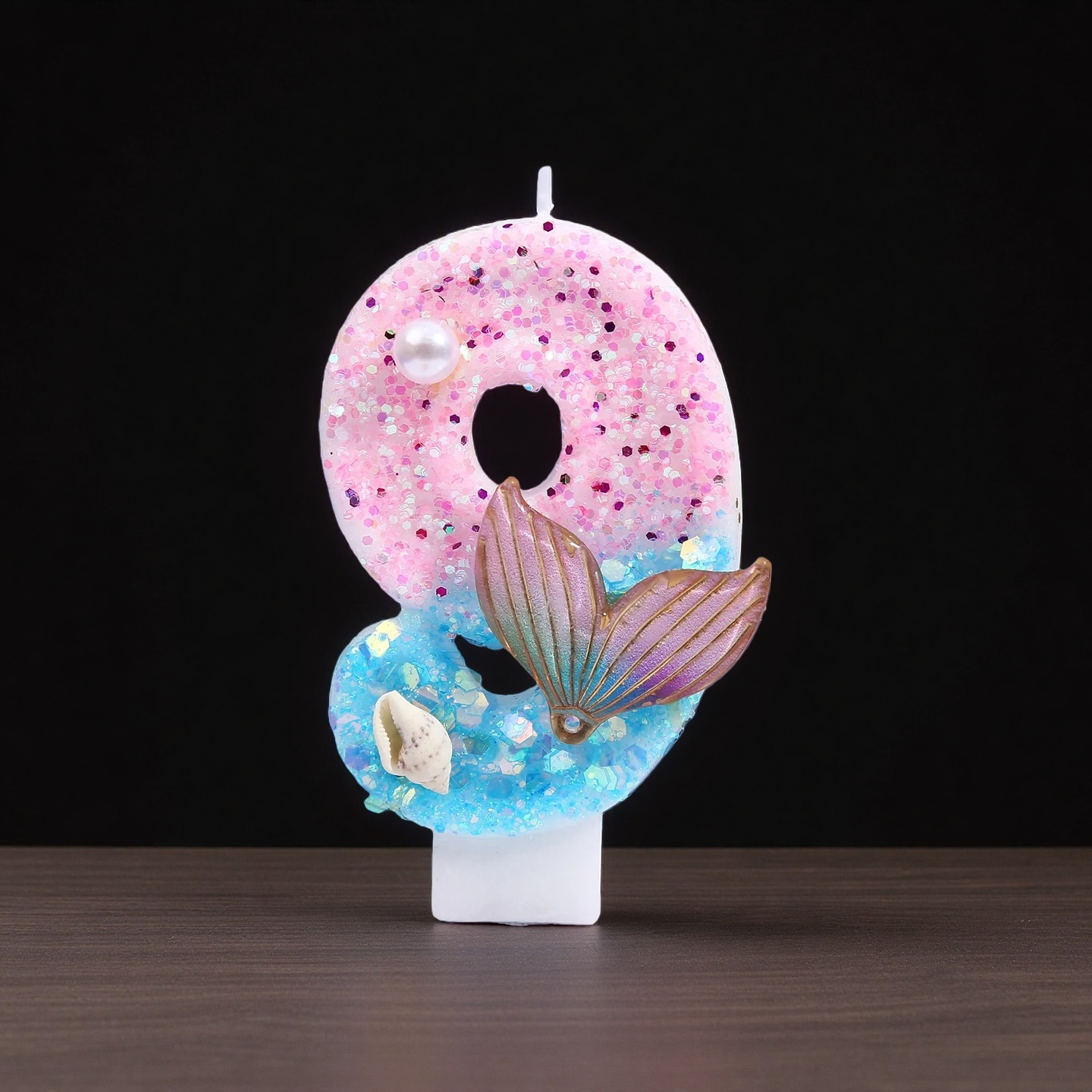 Gradient Blue Shell Pearl Crea - đánh giá và giá Holiday Candle Set
