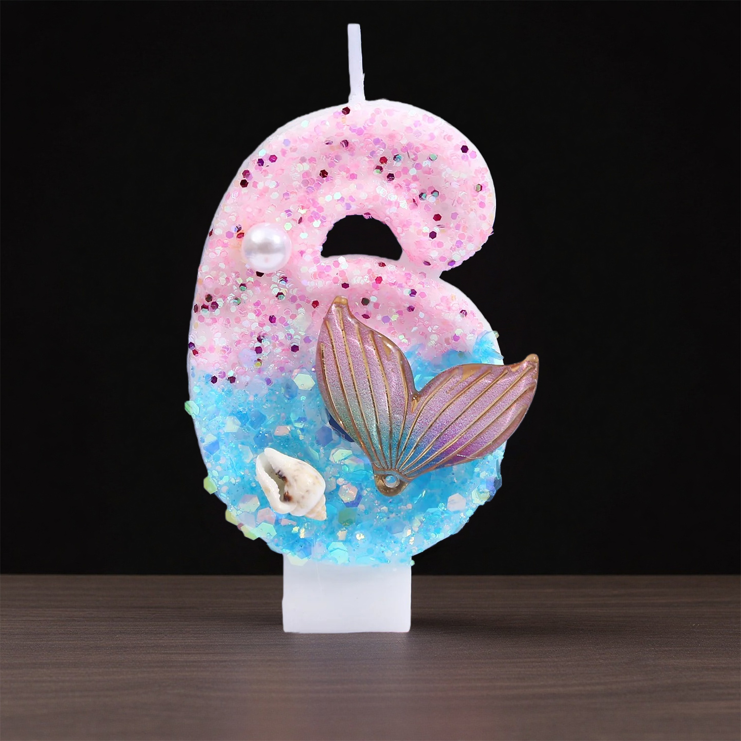 Gradient Blue Shell Pearl Crea - đánh giá và giá Holiday Candle Set