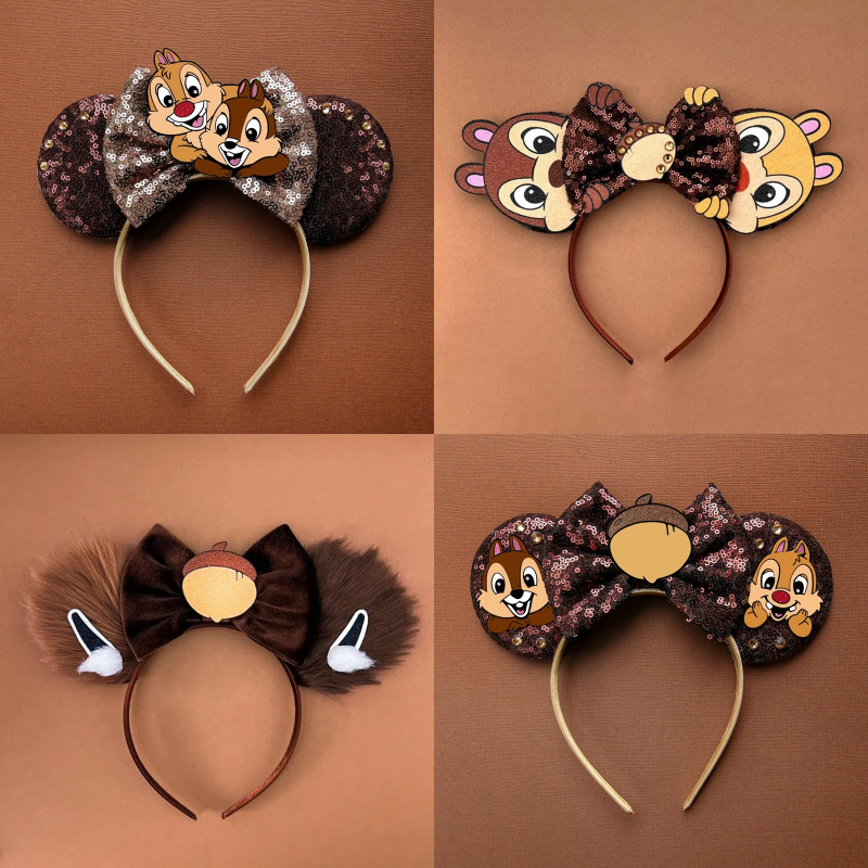 Disney Chip 'n' Dale Headbands - đánh giá và giá Ribbon Bow Gift