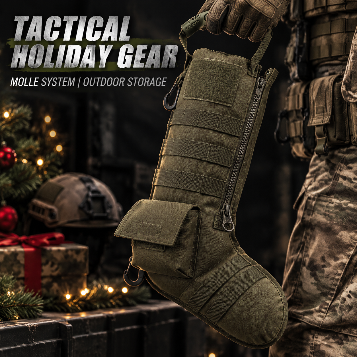 Tactical Christmas Stocking MO - đánh giá và giá Christmas Stocking Hanging