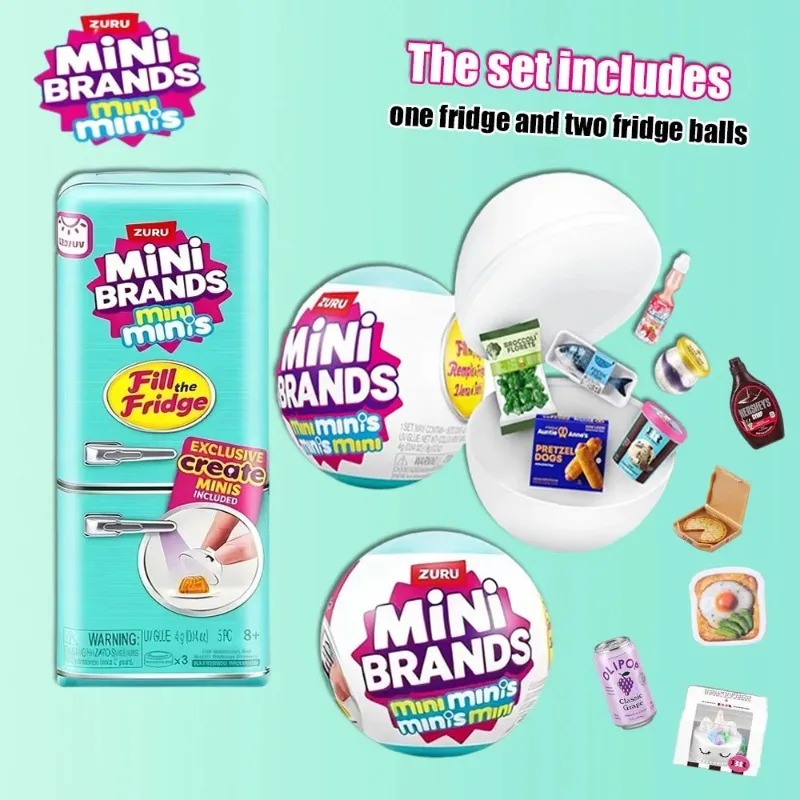 ZURU Mini refrigerator set min - đánh giá và giá Ornament Ball Set
