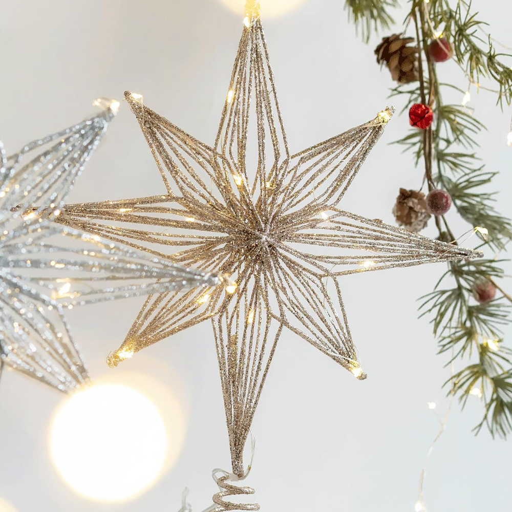 30cm Led Star Christmas Tree T - đánh giá và giá Star Tree Topper