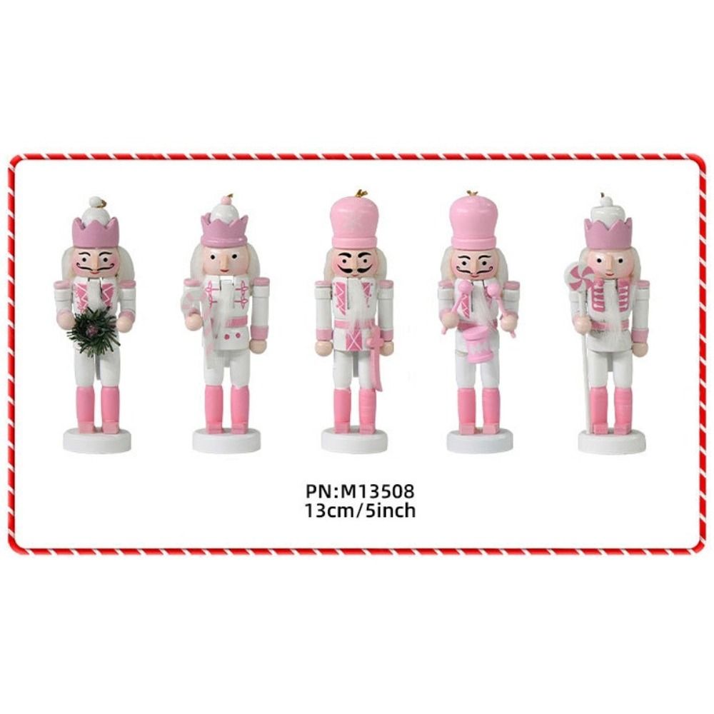 5PCS Macarone Powder Christmas - đánh giá và giá Nutcracker Figurine