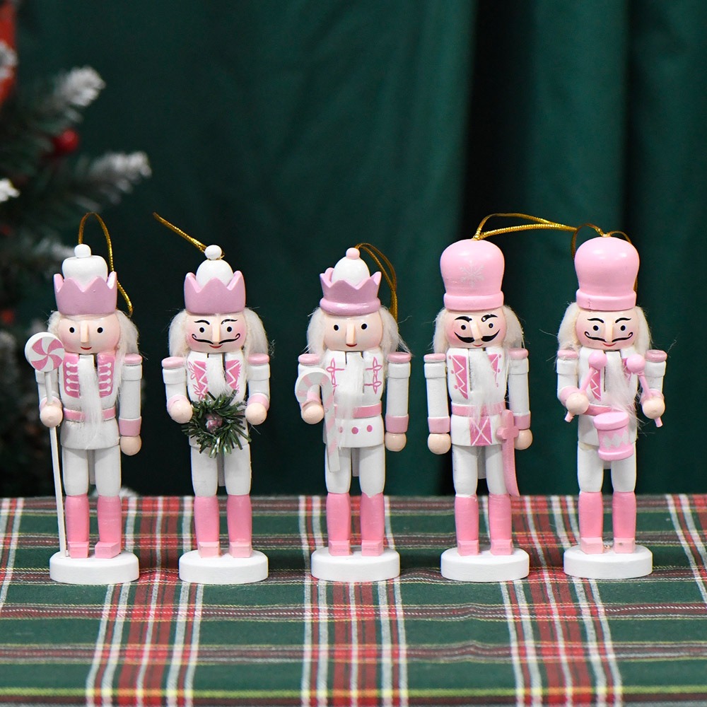 5PCS Macarone Powder Christmas - đánh giá và giá Nutcracker Figurine