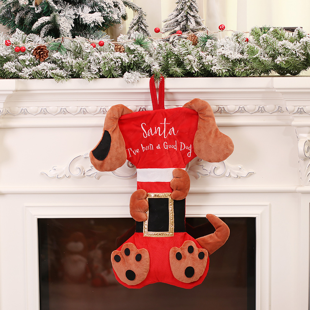 3D Animal Christmas Stockings  - đánh giá và giá Christmas Stocking Hanging