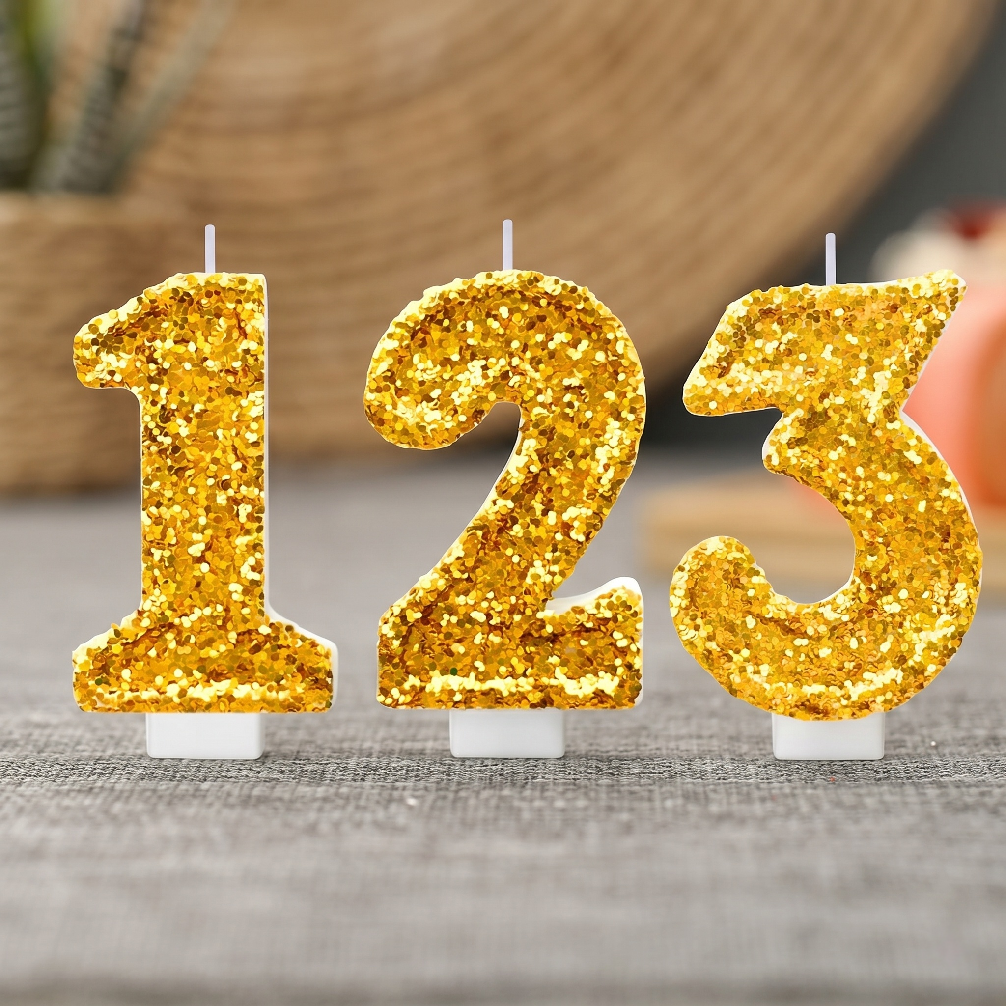 Digital Birthday Candle Gold C - đánh giá và giá Holiday Candle Set