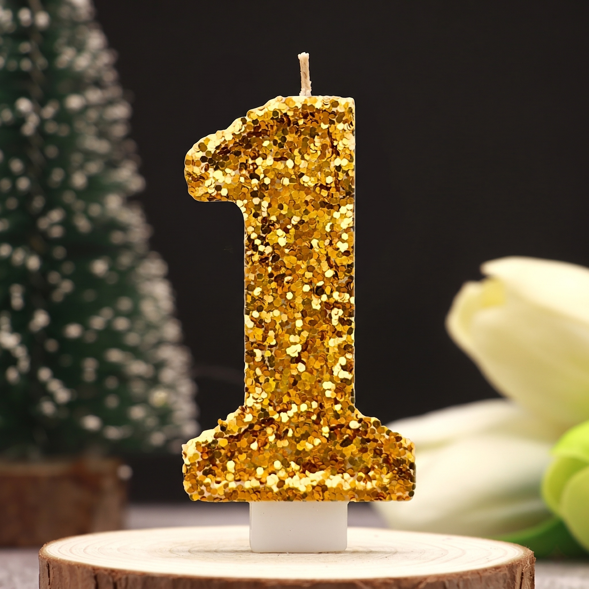 Digital Birthday Candle Gold C - đánh giá và giá Holiday Candle Set