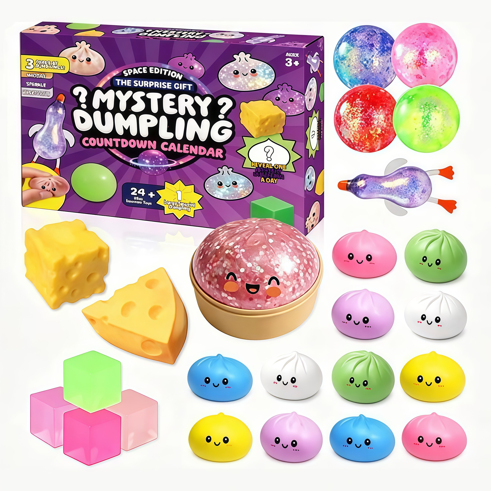 Mystery Dumpling Squishy Adven - đánh giá và giá Advent Calendar Gift
