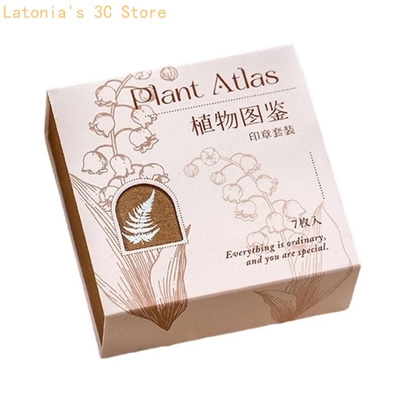Bộ ấn tay giấy thủ công Bộ 7 k - đánh giá và giá Gift Box Wrap Set