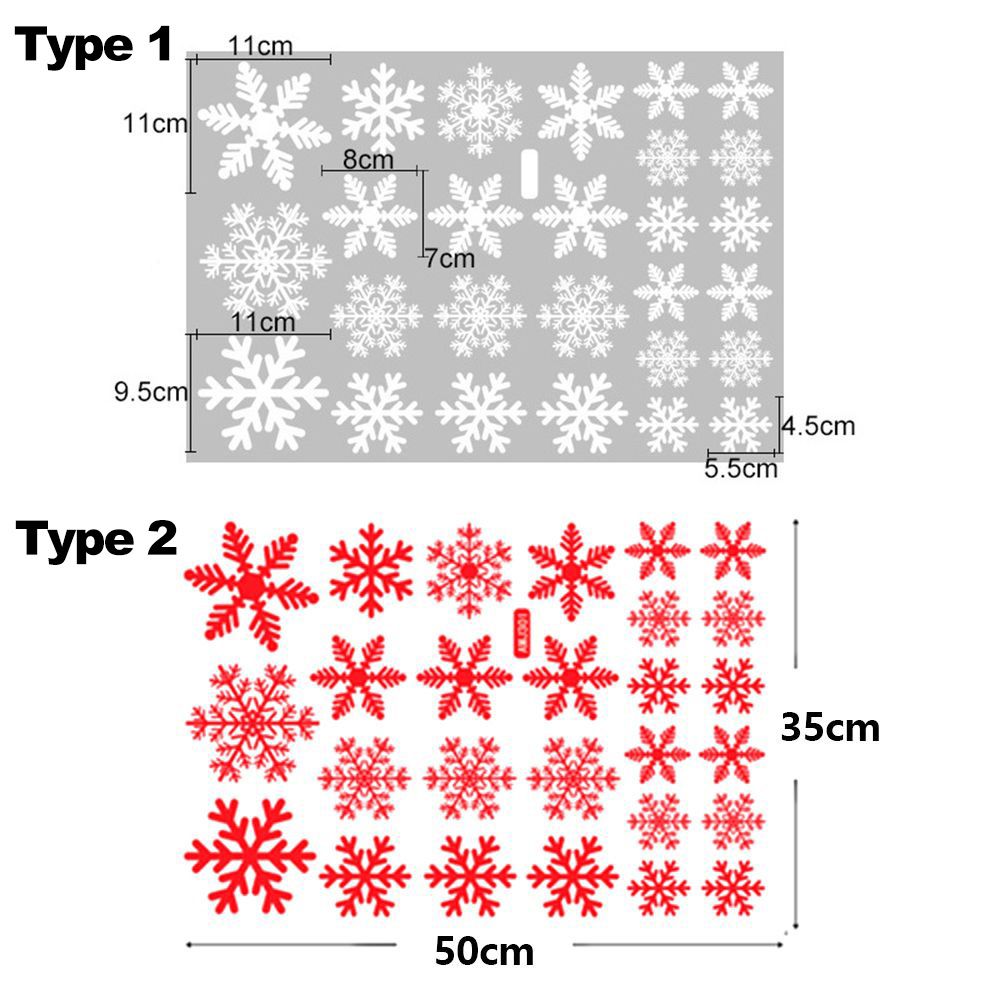 27/38PCS Gift Xmas  Festival S - đánh giá và giá Snowflake Window Decal
