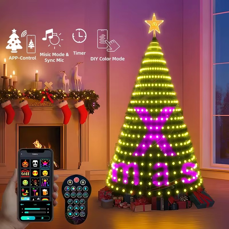 400LEDs Smart Christmas Tree L - đánh giá và giá Star Tree Topper