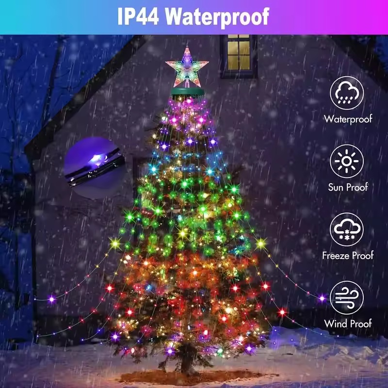 400LEDs Smart Christmas Tree L - đánh giá và giá Star Tree Topper