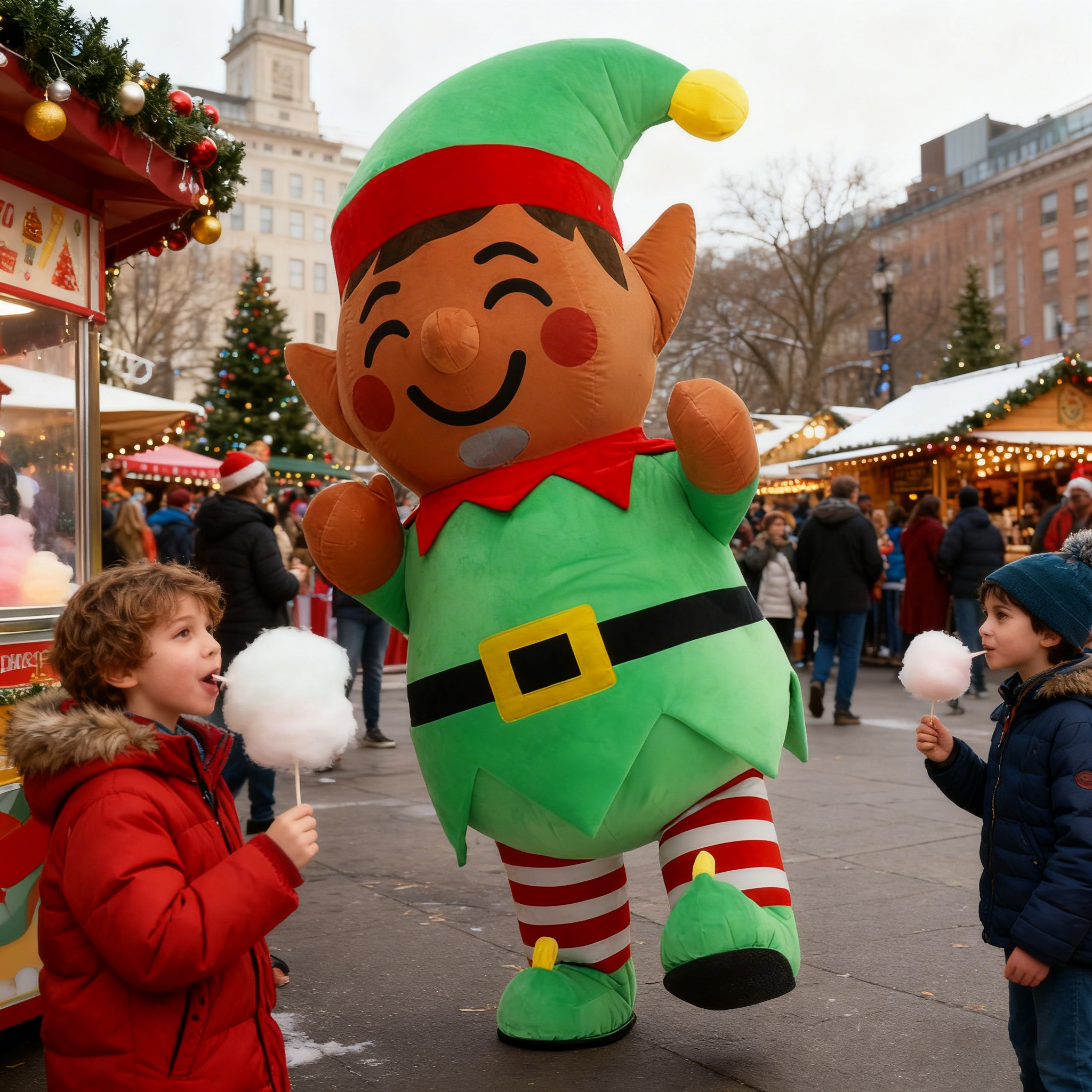 Inflatable Christmas Elf Plush - đánh giá và giá Elf Costume Christmas