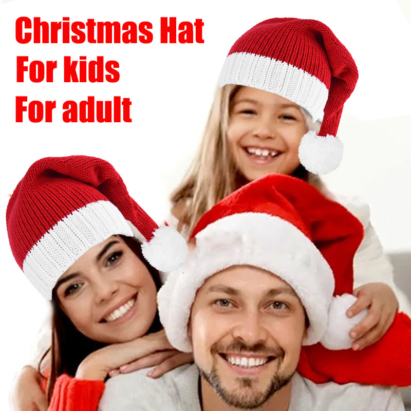 1PC Red Christmas Hat For Kids - đánh giá và giá Santa Hat Plush