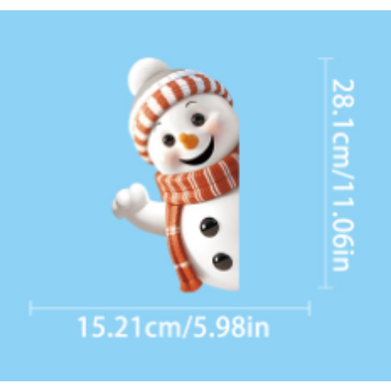 Snowman Snowflake Elk Christma - đánh giá và giá Snowflake Window Decal