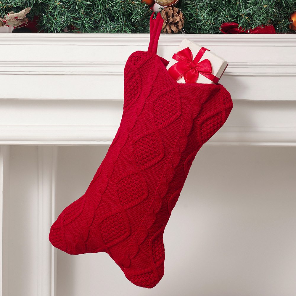 Dog Christmas Stocking, Knit C - đánh giá và giá Christmas Stocking Hanging