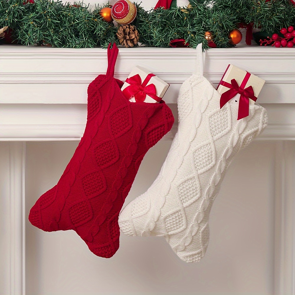 Dog Christmas Stocking, Knit C - đánh giá và giá Christmas Stocking Hanging