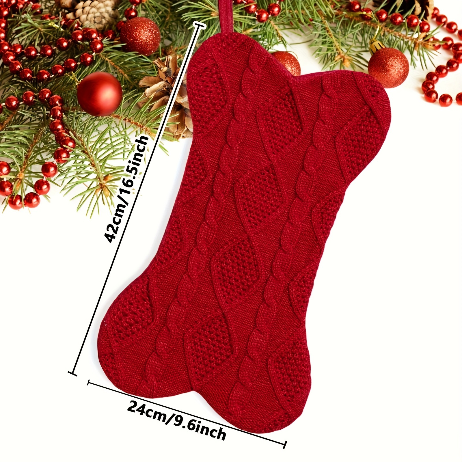 Dog Christmas Stocking, Knit C - đánh giá và giá Christmas Stocking Hanging