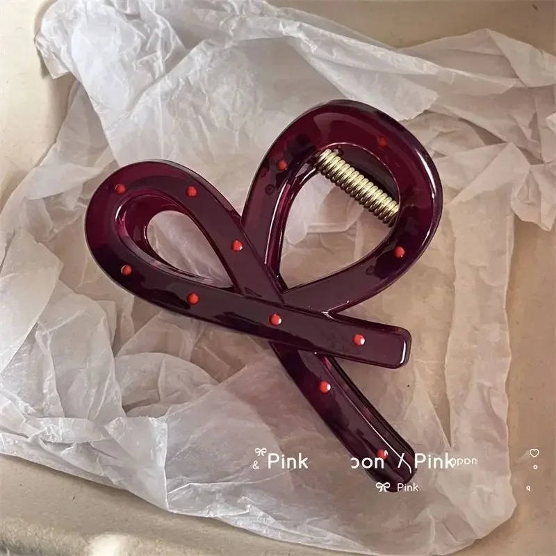 2Pcs Women Vintage Red Polka D - đánh giá và giá Ribbon Bow Gift