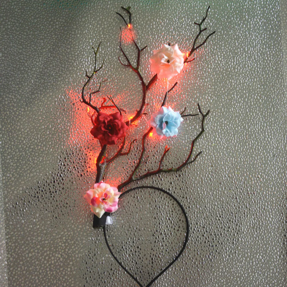 Flower Reindeer Antler Headban - đánh giá và giá Reindeer Antlers Headband