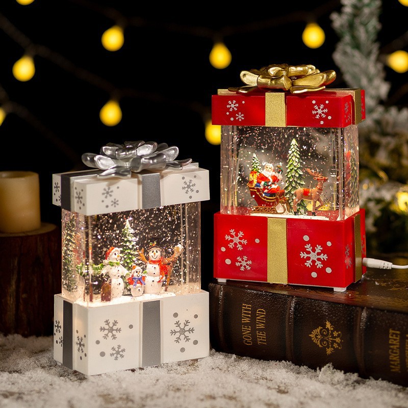 Automatic Snow Globe Music Box - đánh giá và giá Snow Globe Musical