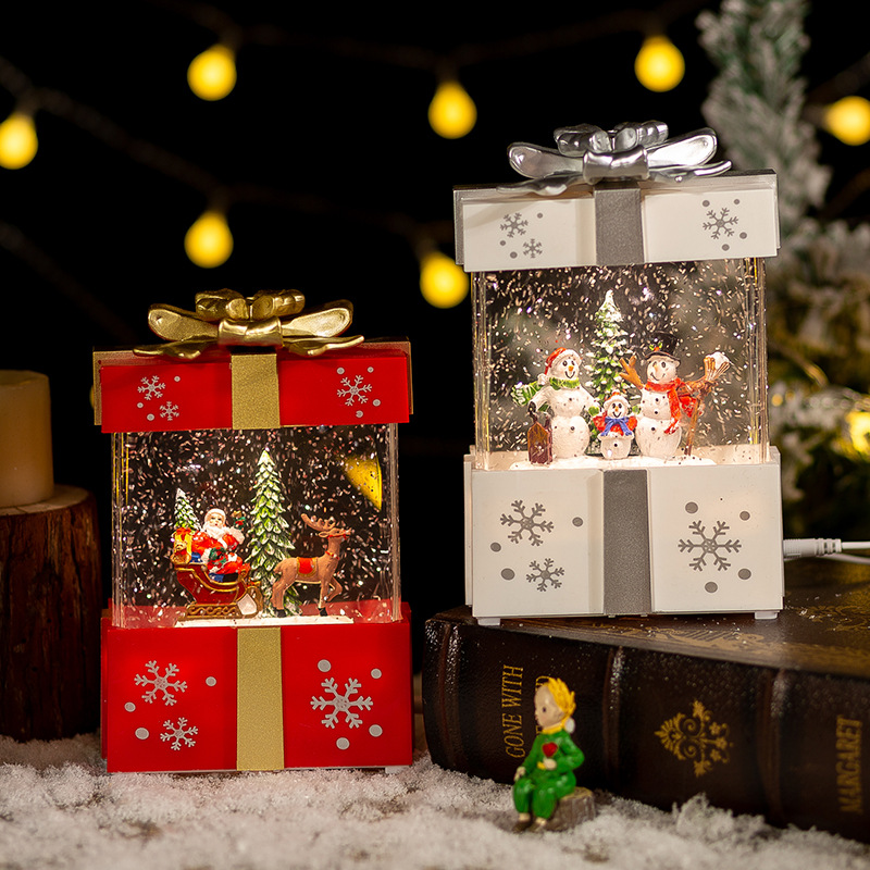 Automatic Snow Globe Music Box - đánh giá và giá Snow Globe Musical
