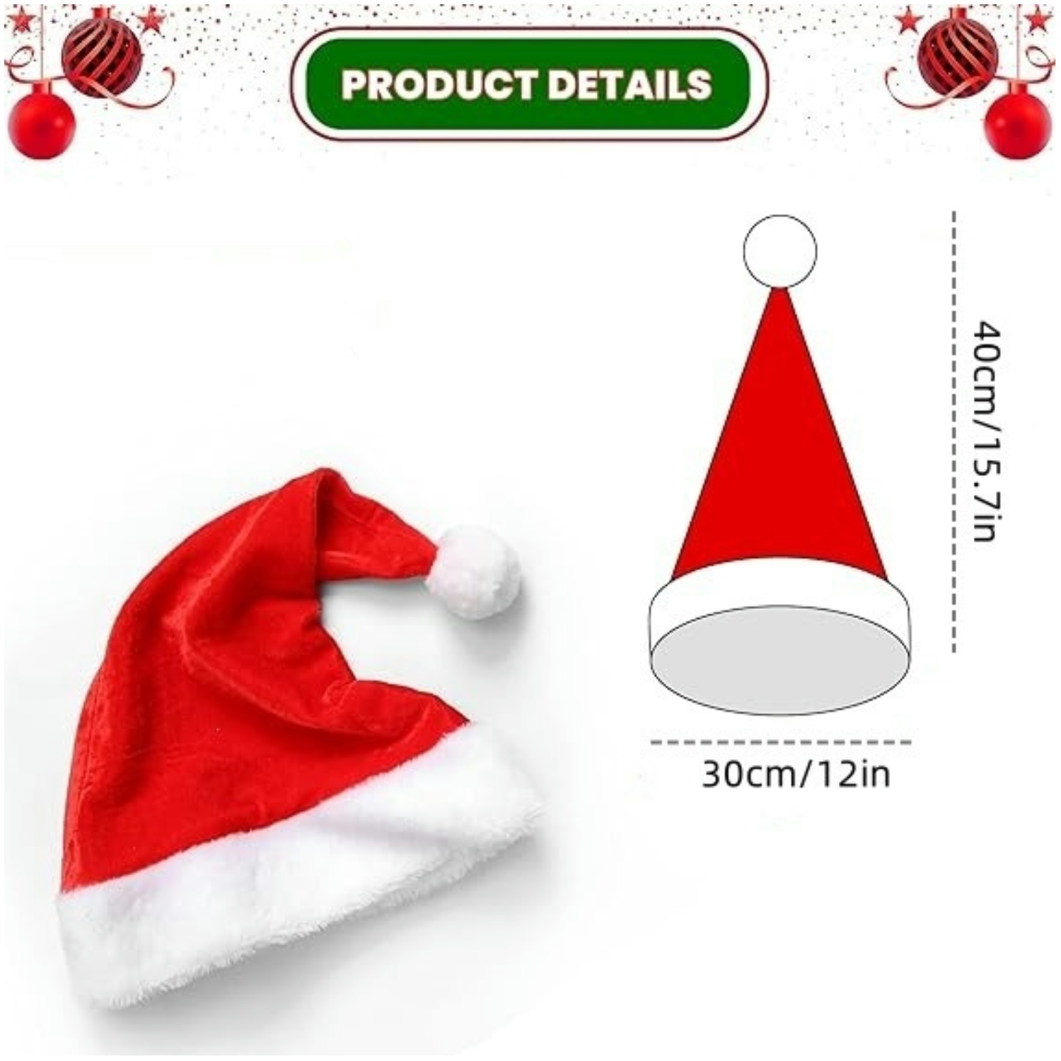 Fluffy Red Santa Hats Set with - đánh giá và giá Santa Hat Plush