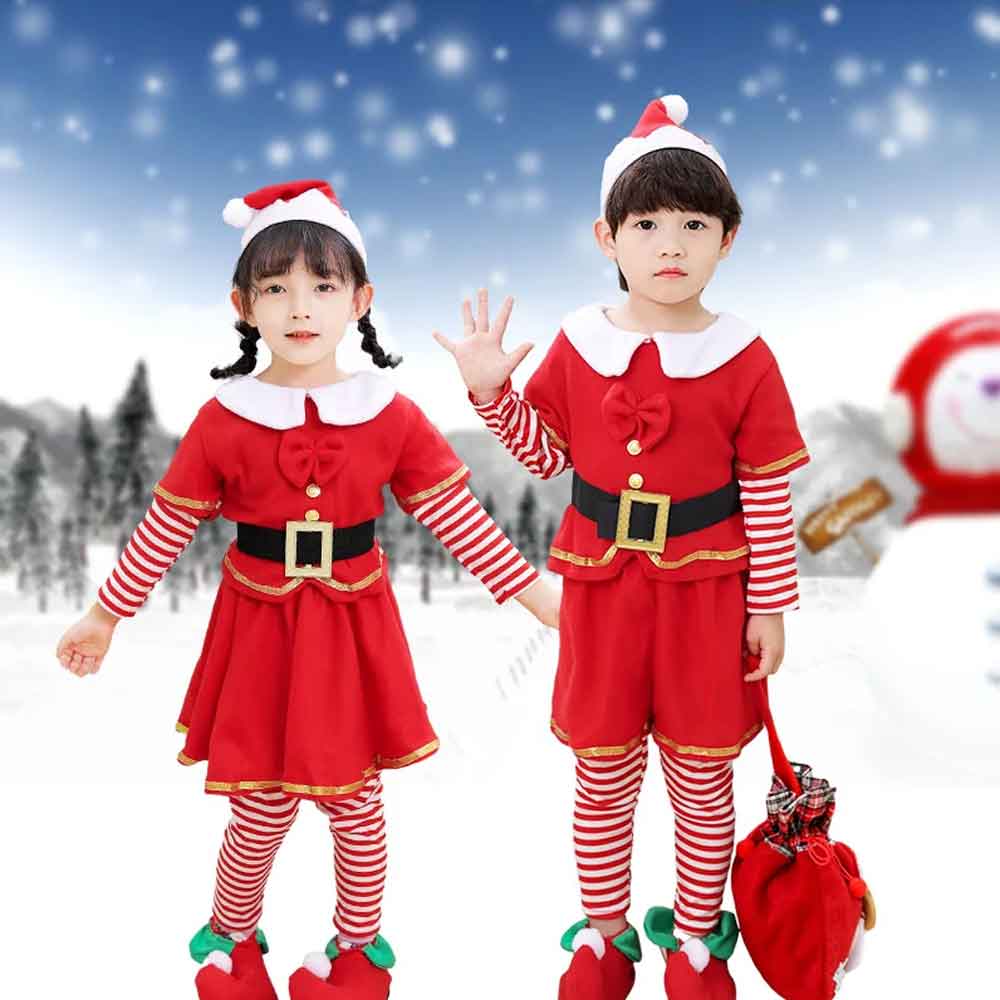 Children's Christmas Elf Set - - đánh giá và giá Elf Costume Christmas