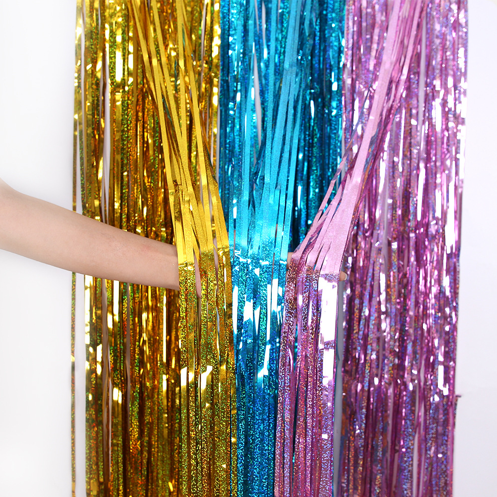 2M Glitter Pink Metallic Foil  - đánh giá và giá Tinsel Garland Decoration