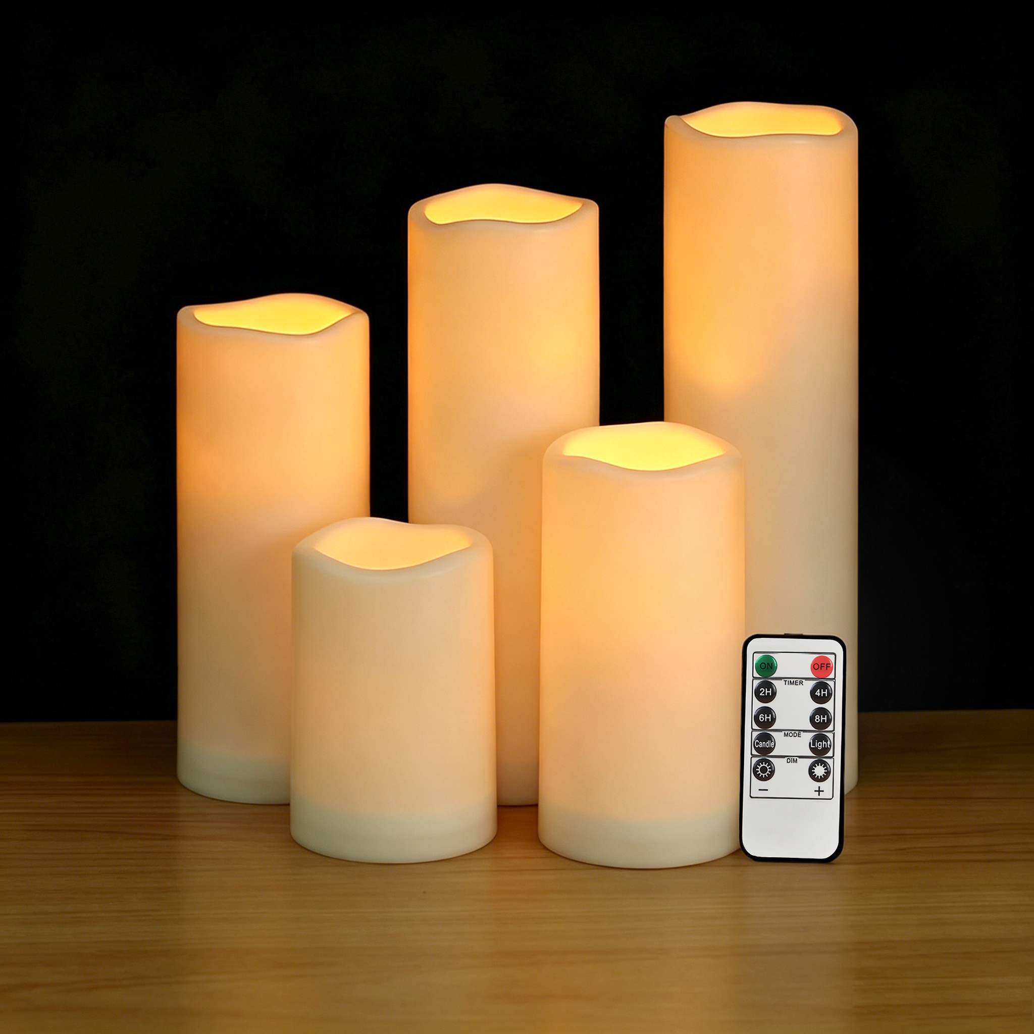 Flameless LED Pillar Candle Wa - đánh giá và giá Christmas Lights Outdoor