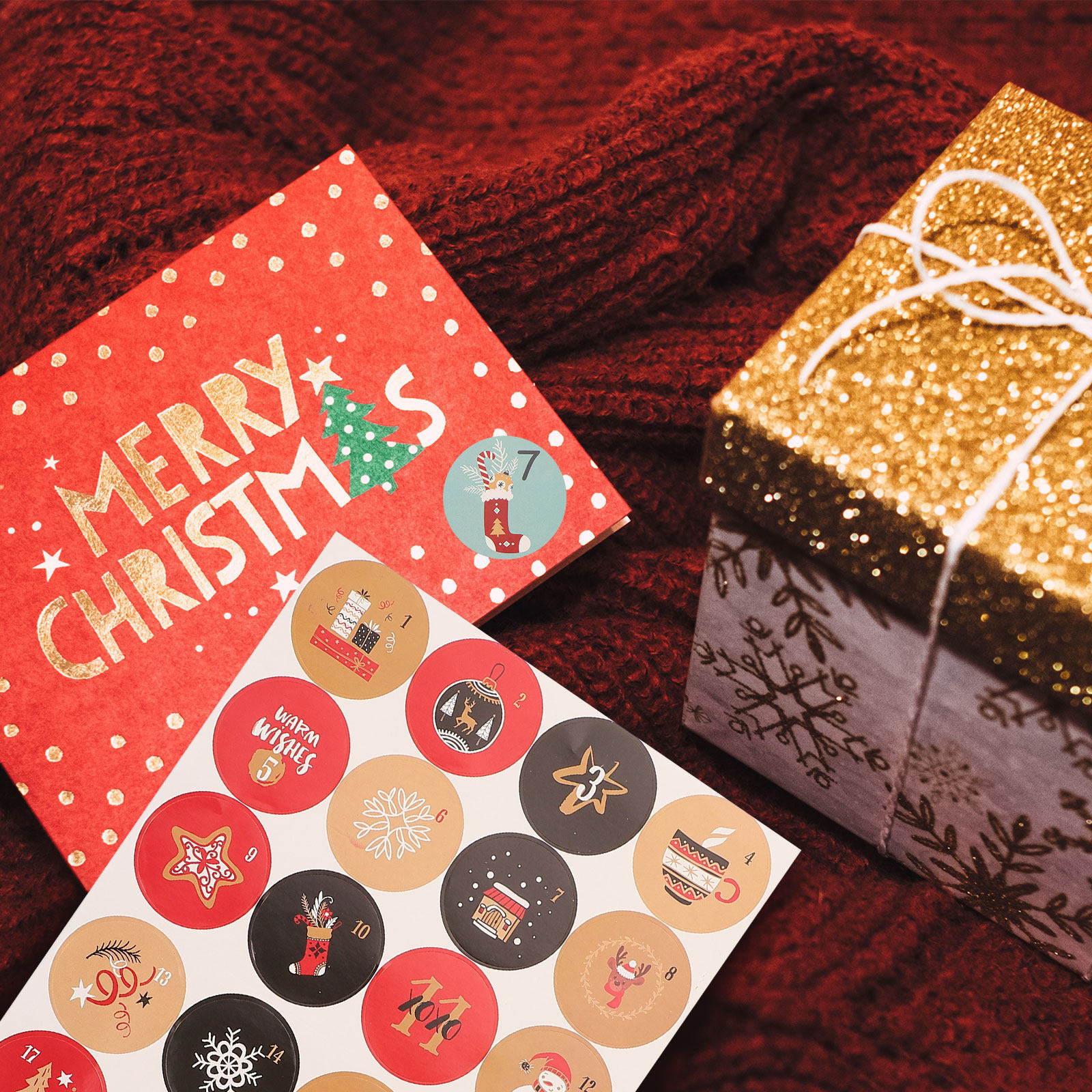 10 Sheets Holidays Stickers Ch - đánh giá và giá Advent Calendar Gift